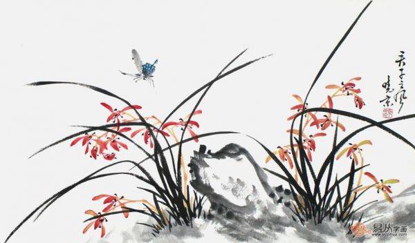 客廳適合掛什么字畫(huà)？鄭曉京手繪花鳥(niǎo)畫(huà) 典雅又大氣