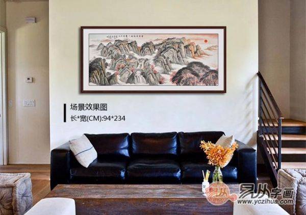 看看這些經(jīng)典客廳橫幅山水畫，你家中掛對(duì)了嗎
