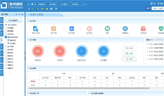 智邦國際工業(yè)企業(yè)管理系統(tǒng)，5G速度賦能生產(chǎn)全程