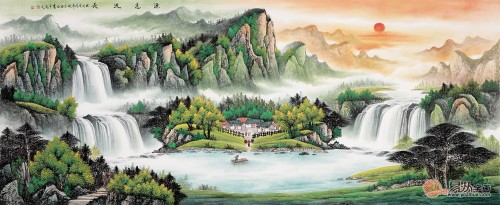 技巧分享：對于客廳背景墻掛畫應該怎樣選擇，看看幾種風格你喜歡嗎