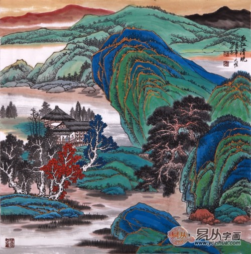 技巧分享：對于客廳背景墻掛畫應該怎樣選擇，看看幾種風格你喜歡嗎