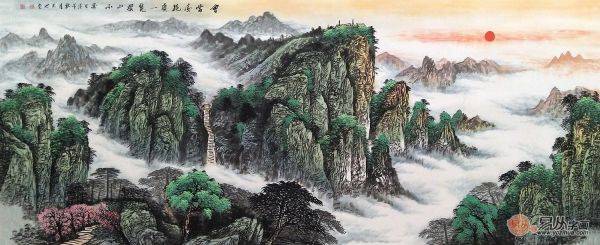 辦公室裝飾字畫掛什么好，內(nèi)行的老板都是這樣選擇掛畫的