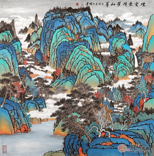 國畫山水上色技巧有講究,知道這些盤點,體現(xiàn)你的藝術(shù)水準(zhǔn)