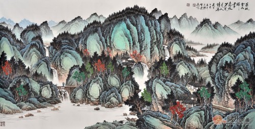 國畫山水上色技巧有講究,知道這些盤點,體現(xiàn)你的藝術(shù)水準(zhǔn)