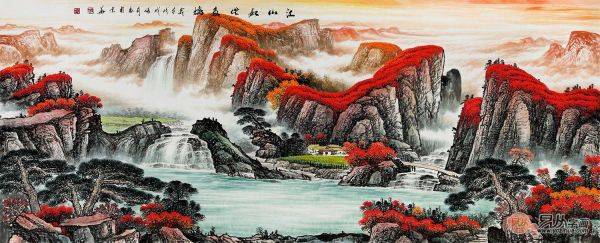 畫(huà)醉人心 張利這些優(yōu)美的山水畫(huà)不容錯(cuò)過(guò)