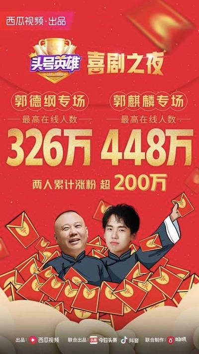 《頭號英雄》喜劇之夜專場，和郭德綱郭麒麟一起在笑聲中通關(guān)拿獎！