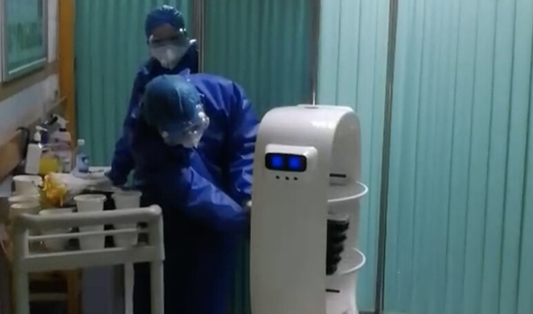 持續(xù)參與抗疫保衛(wèi)戰(zhàn) 擎朗送餐機器人落地復旦大學附屬華東醫(yī)院