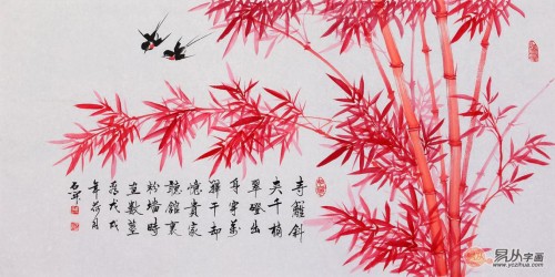 客廳適合掛什么字畫，國畫花鳥經(jīng)典四款寓意解析