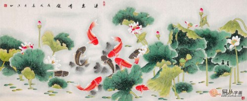 客廳適合掛什么字畫，國畫花鳥經(jīng)典四款寓意解析