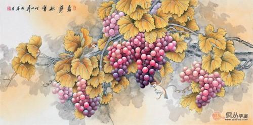 客廳適合掛什么字畫，國畫花鳥經(jīng)典四款寓意解析