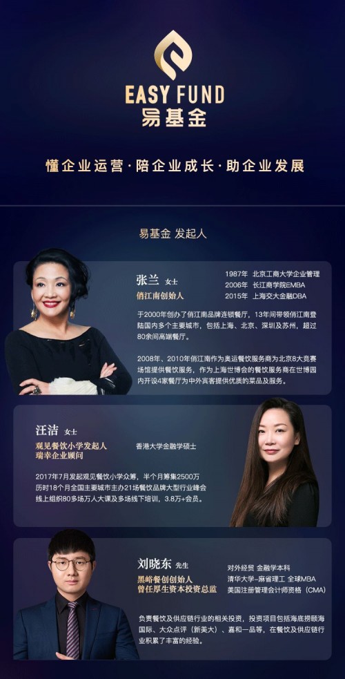 王者歸來，俏江南張?zhí)m成立10億餐飲產(chǎn)業(yè)基金救市！