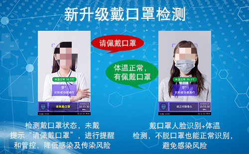 測(cè)溫人臉識(shí)別門禁，加入病毒疫情防控戰(zhàn)