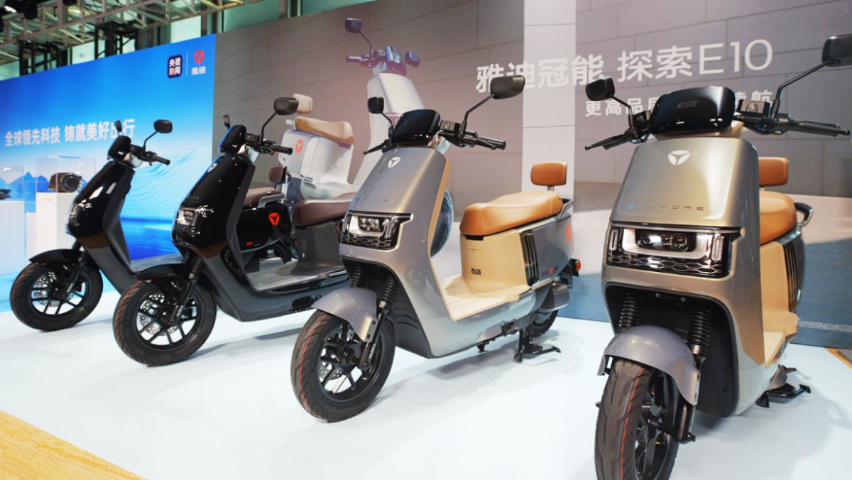 雅迪冠能系列打造更高端的長續(xù)航電動車，掀起新一輪熱銷狂潮