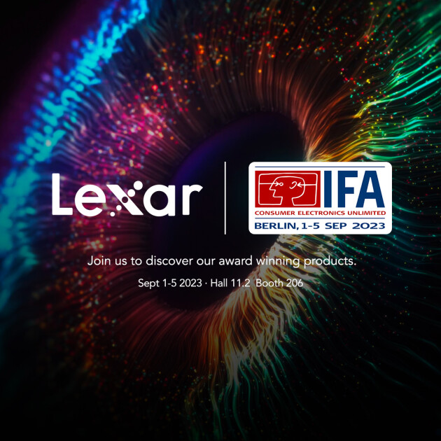 德國IFA2023舉辦在即！ Lexar雷克沙攜旗下多款重磅新品亮相展會！