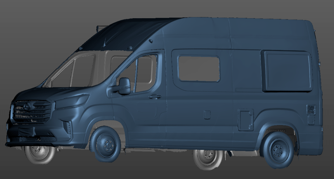 思看科技3D掃描儀助力大型房車個性化定制改裝！
