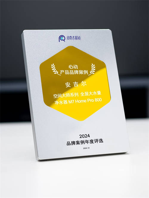安吉爾榮膺“2024年度時代先鋒品牌”獎及”心動產(chǎn)品案例“獎