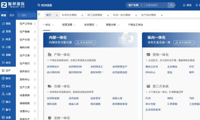 智邦國際：新一代一體化ERP，全方位構(gòu)建機械設備企業(yè)人機協(xié)同新模式