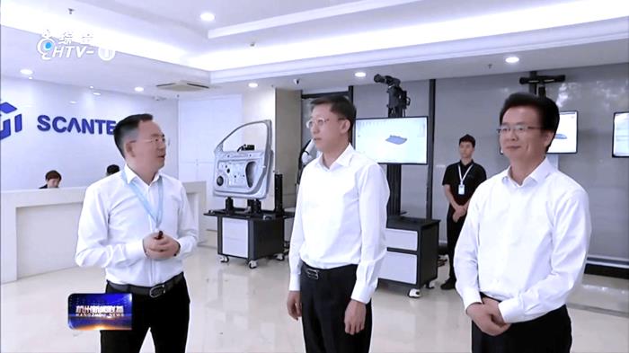 省委常委、市委書記劉非調(diào)研思看科技，勉勵思看勇攀3D視覺數(shù)字化科技高峰