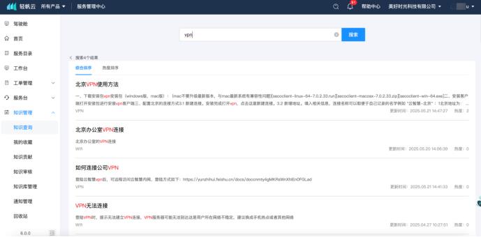 輕帆云ITSM智能知識庫，助力企業(yè)運營創(chuàng)新與服務(wù)價值提升