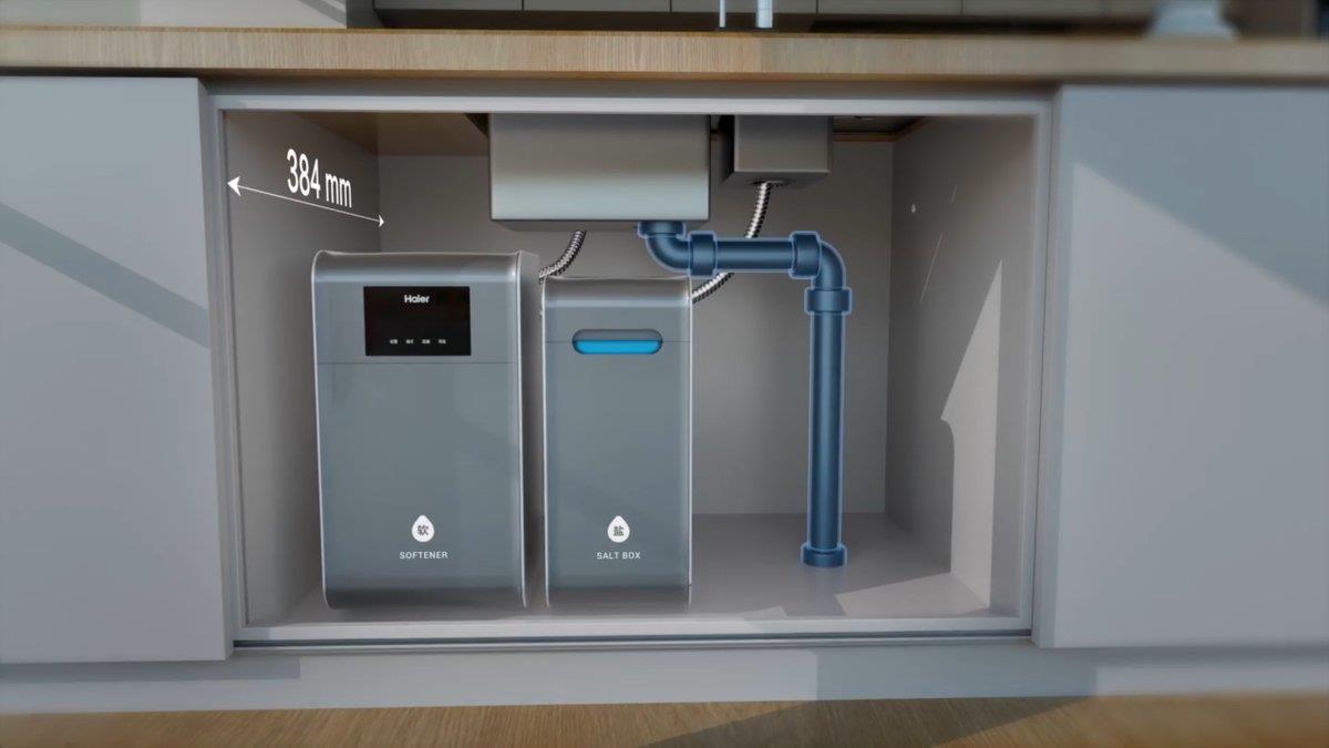 怕軟水機(jī)裝不下？海爾發(fā)布分體式軟水機(jī)不挑戶型
